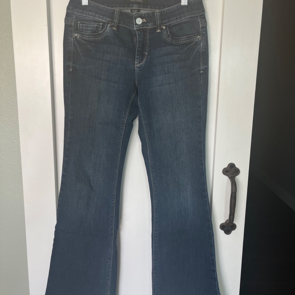 White House Black Market blanc jeans 2S - Picture 2 of 4